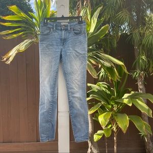Madewell high waisted skinny jeans